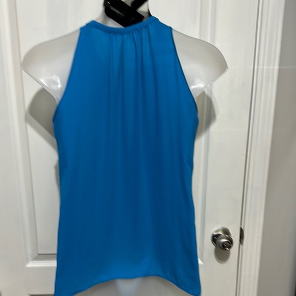 Blue Lace-Up  Top - Picture 2 of 2